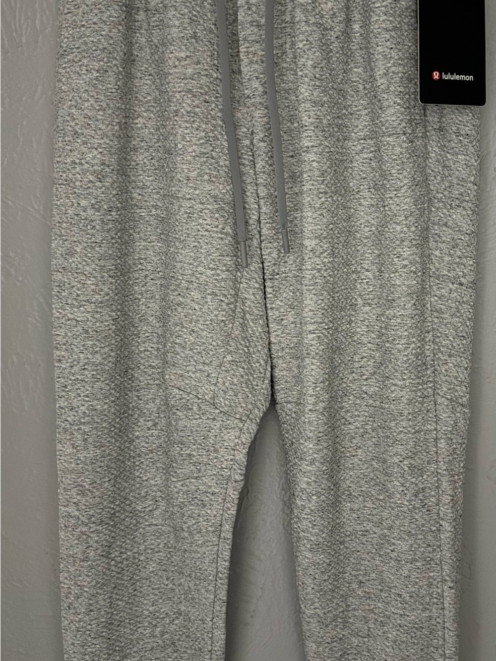 lululemon Light Heather Gray Textured Fabric